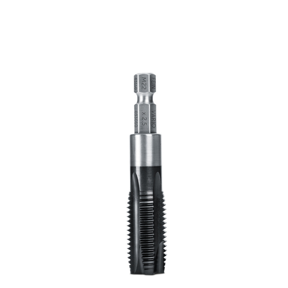 Taraud DL VARIO M22 x 2,5 mm pour trous débouchants - FEIN - 63110033010