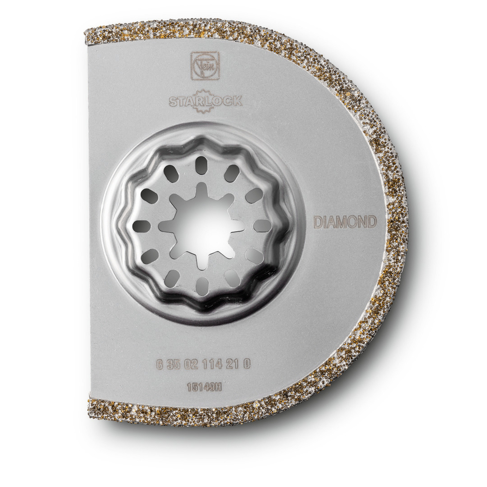Lame segment à concrétion diamant Starlock Ø75x2.2mm - Pack de 5 FEIN - 63502114230