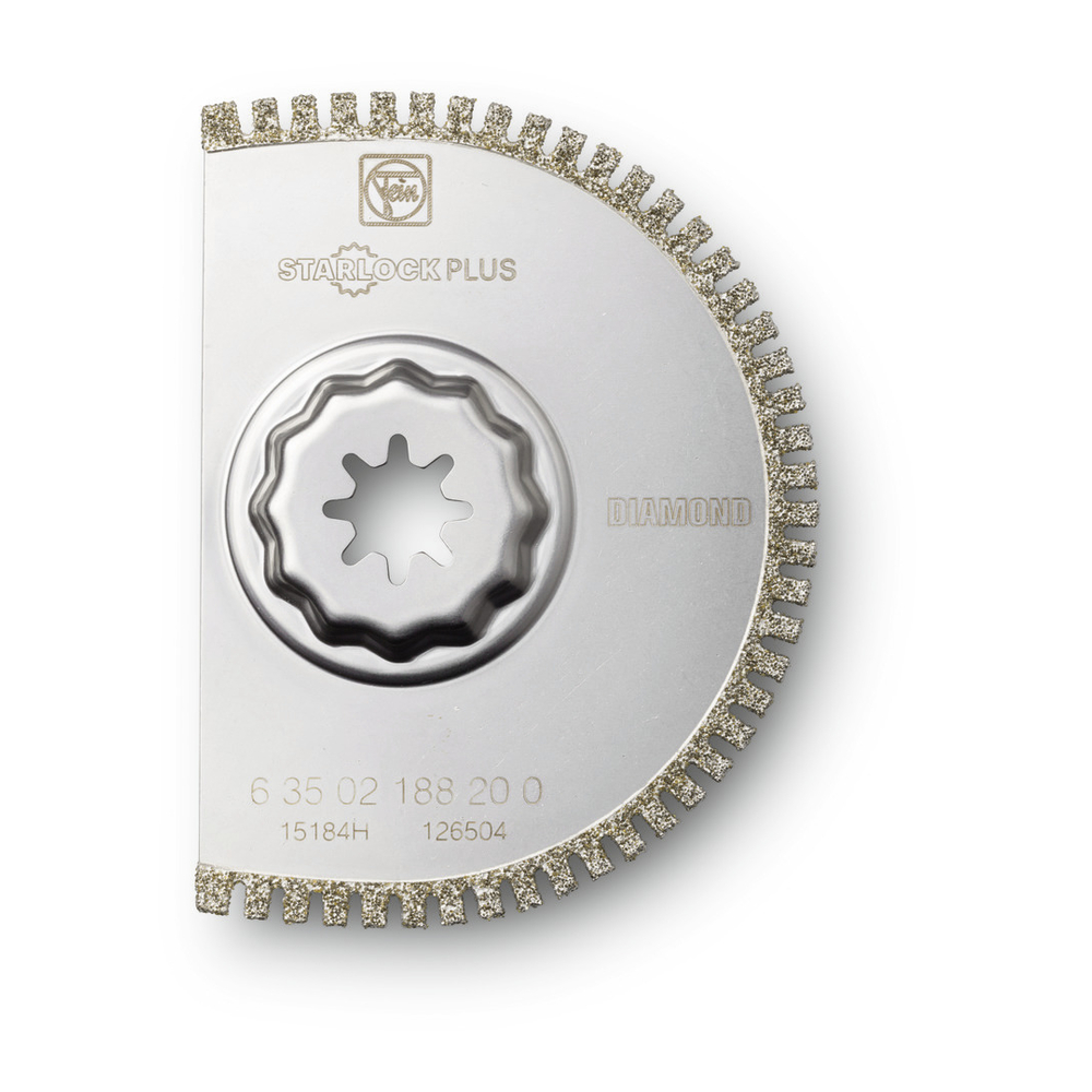 Lame segment à concrétion diamant avec denture ouverte StarlockPlus Ø90x1.2mm FEIN - 63502188210