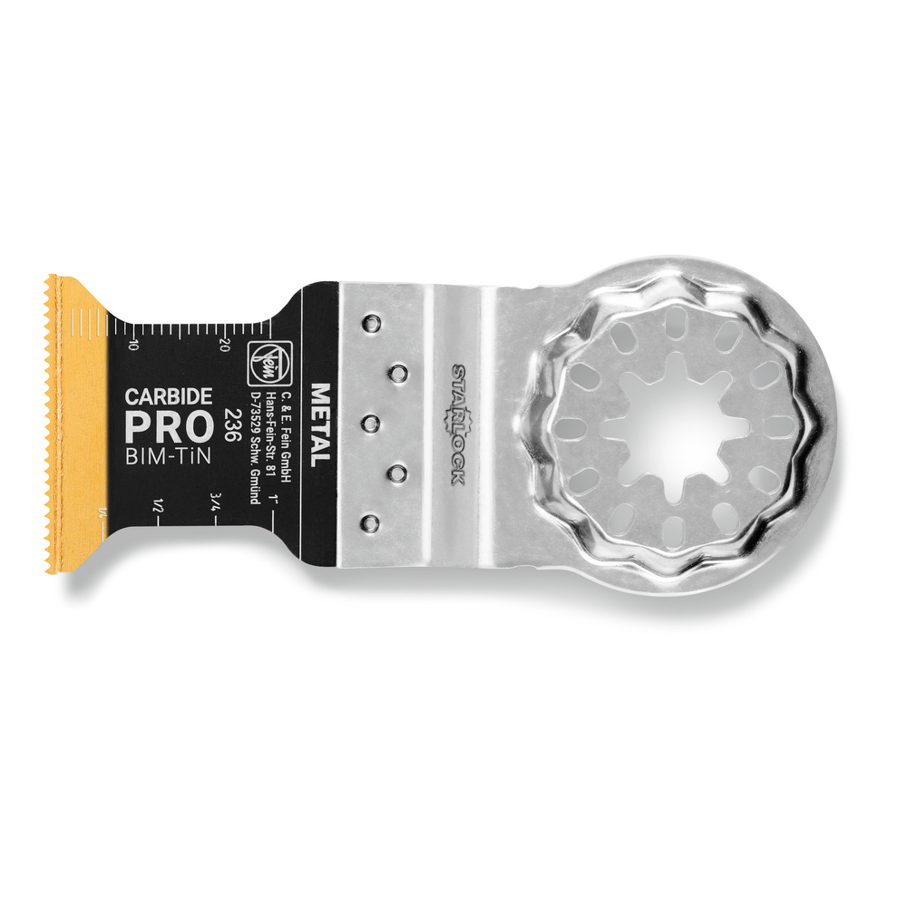 Lame de scie E-cut carbure avec revêtement TiN Starlock 45x32mm - Pack de 3 FEIN - 63502236220