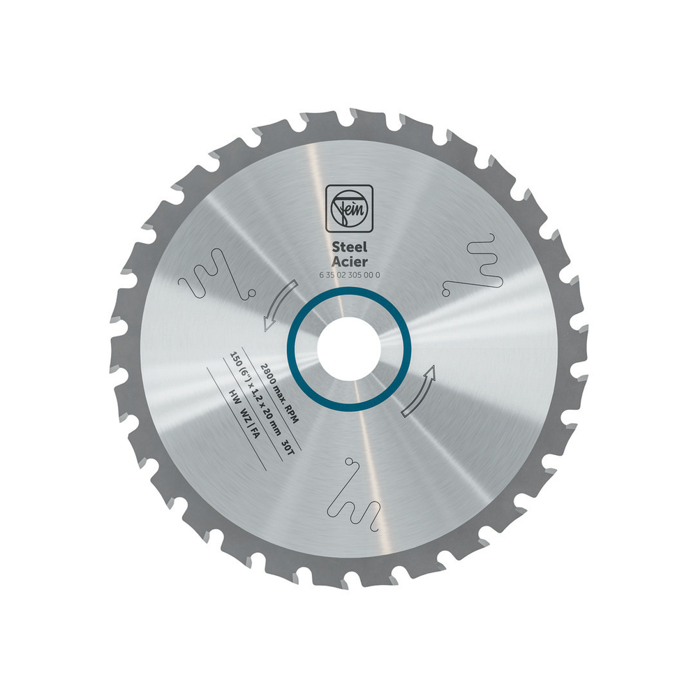Lame de scie circulaire portative pour acier - FEIN - 63502305000