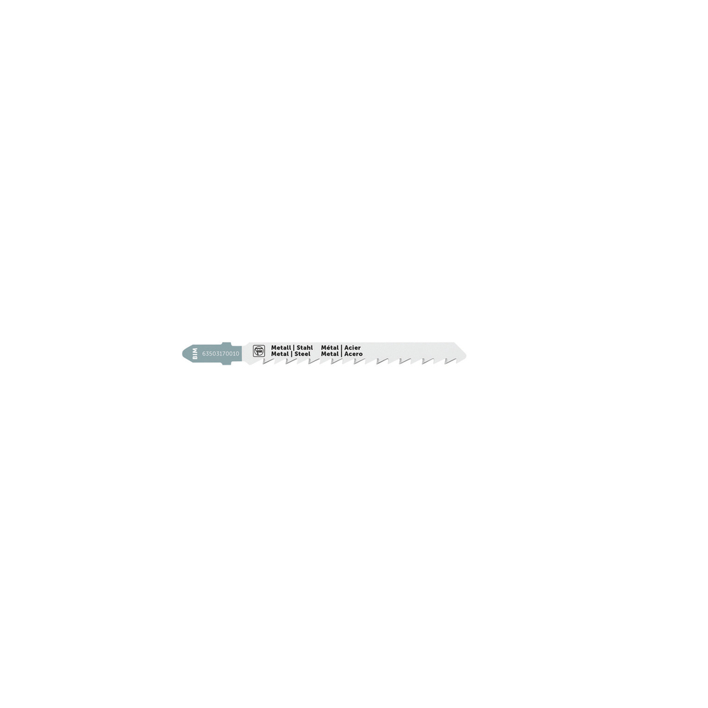 Lame de scie sauteuse pour le métal BIM 75 T3 MS SC - Pack de 5 - FEIN - 63503170010