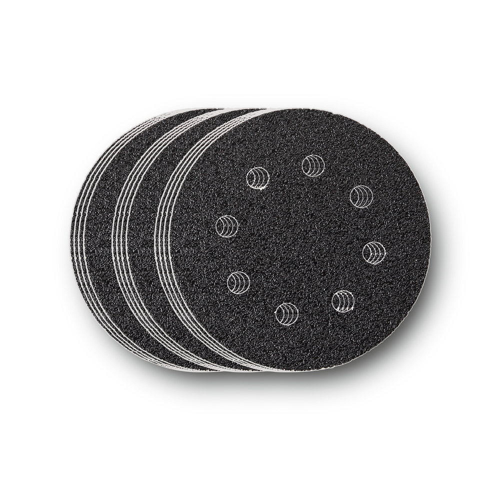 Set de feuilles abrasives zircon Ø115mm - 4x Grain 40, 60, 80 - Pack de 12 FEIN - 63717233020