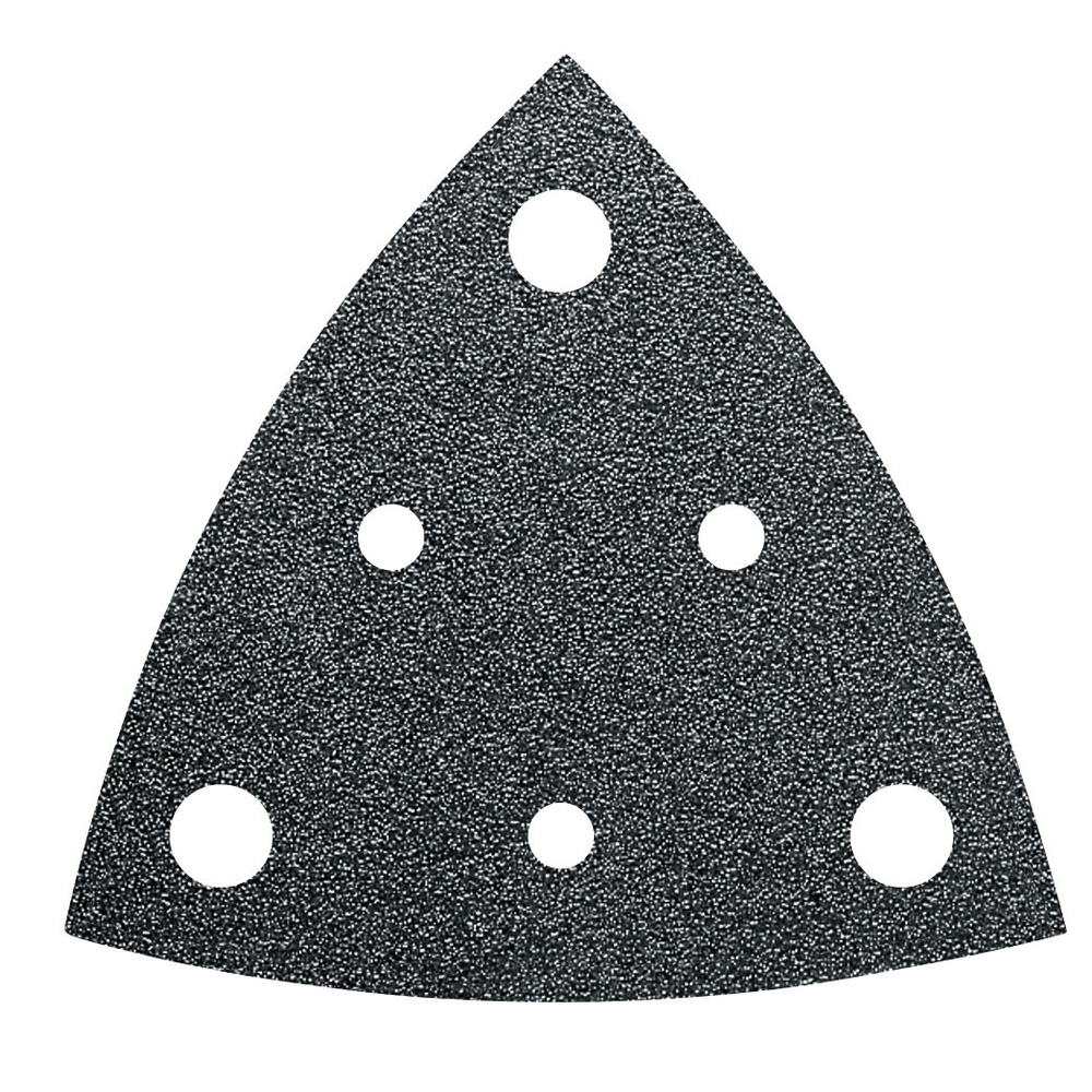 Feuille abrasive triangulaire perforée zircon 80mm - Grain 60 - Pack de 35 FEIN - 63717237010