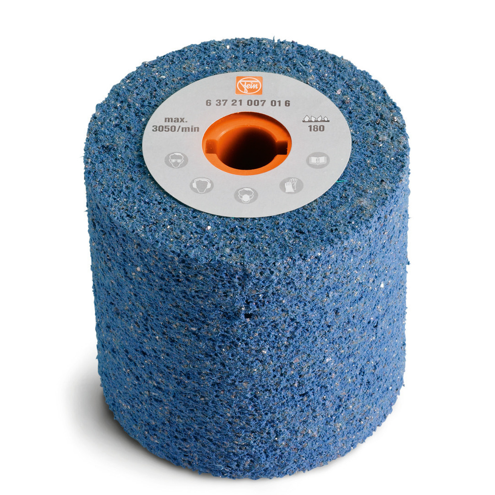 Roue à poncer élastique alésage 19mm - D100x100mm - Grain 180 FEIN - 63721007016