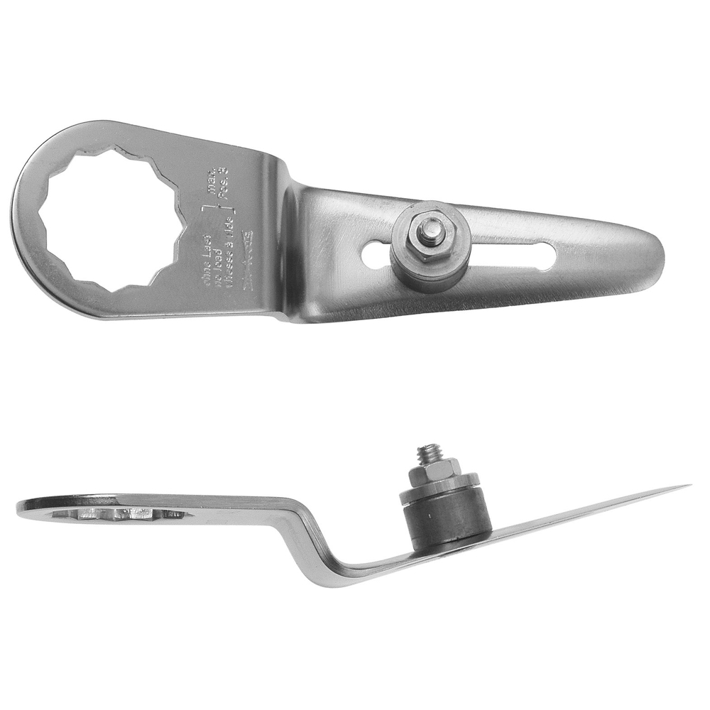Couteau droit en forme de Z 16-43mm avec butée réglable - Pack de 2 FEIN - 63903143013