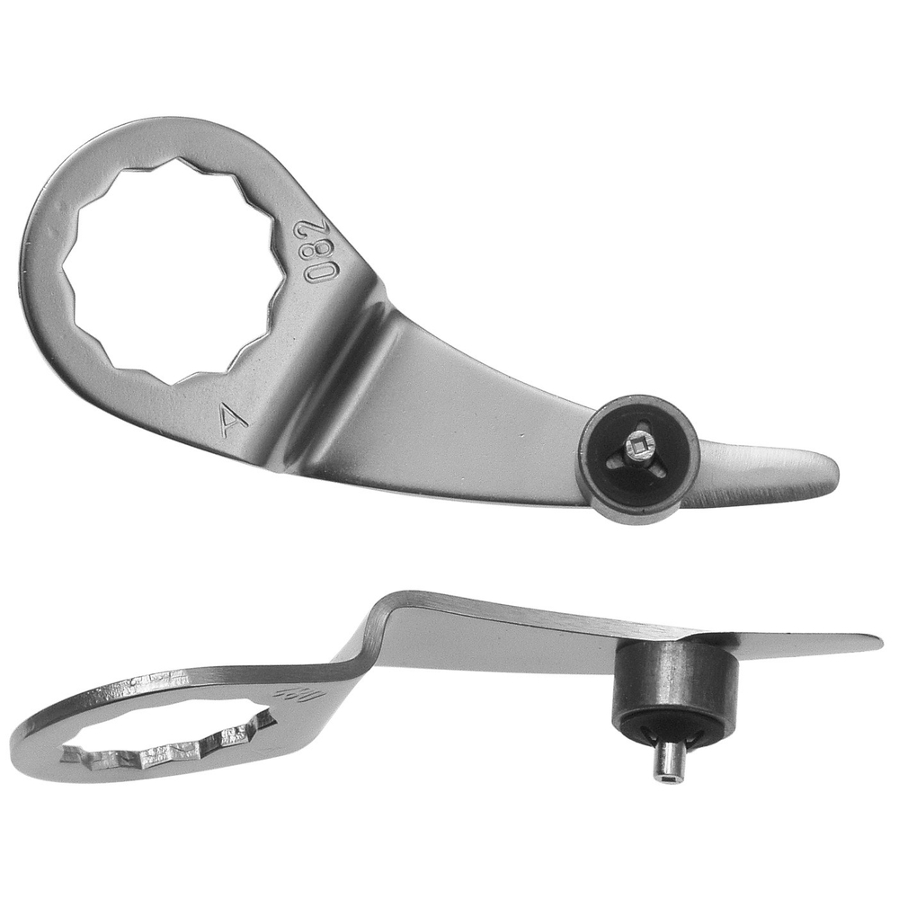 Couteau incurvé en forme de Z 39mm avec butée fixe - Pack de 2 FEIN - 63903152018