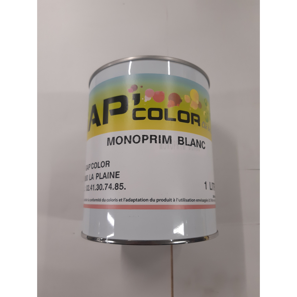 APPRÊT MONOPRIM BLANC 1L - GAP COLOR - 10700001