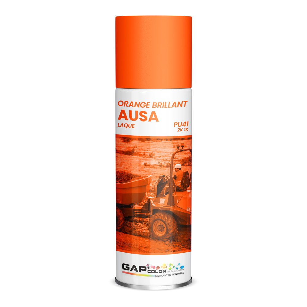 LAQUE PU41 2K1K BRILLANTE ORANGE AUSA 1KG