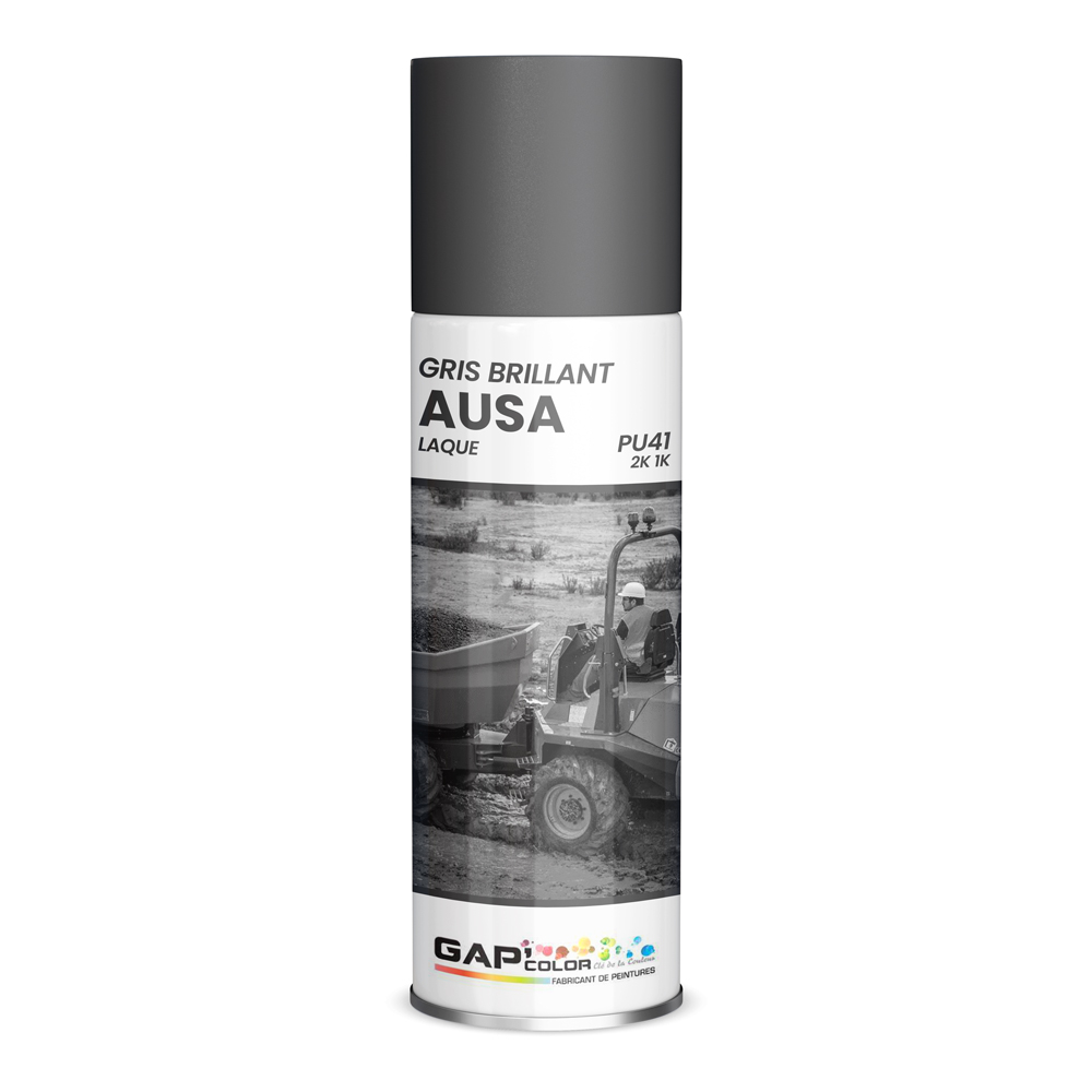 LAQUE BRILLANTE GRIS AUSA 1KG
