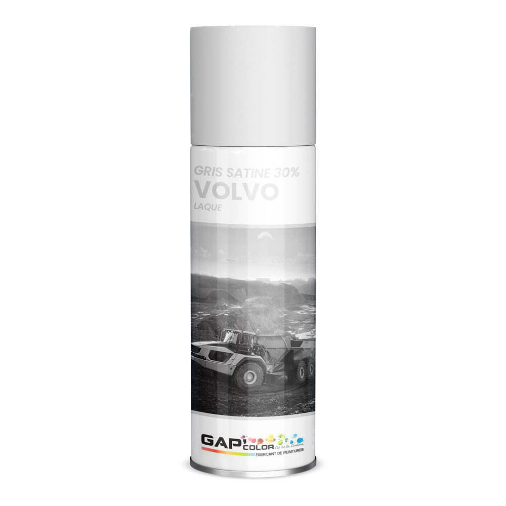 LAQUE SATINE 30% GRIS VOLVO 1KG VCE 971