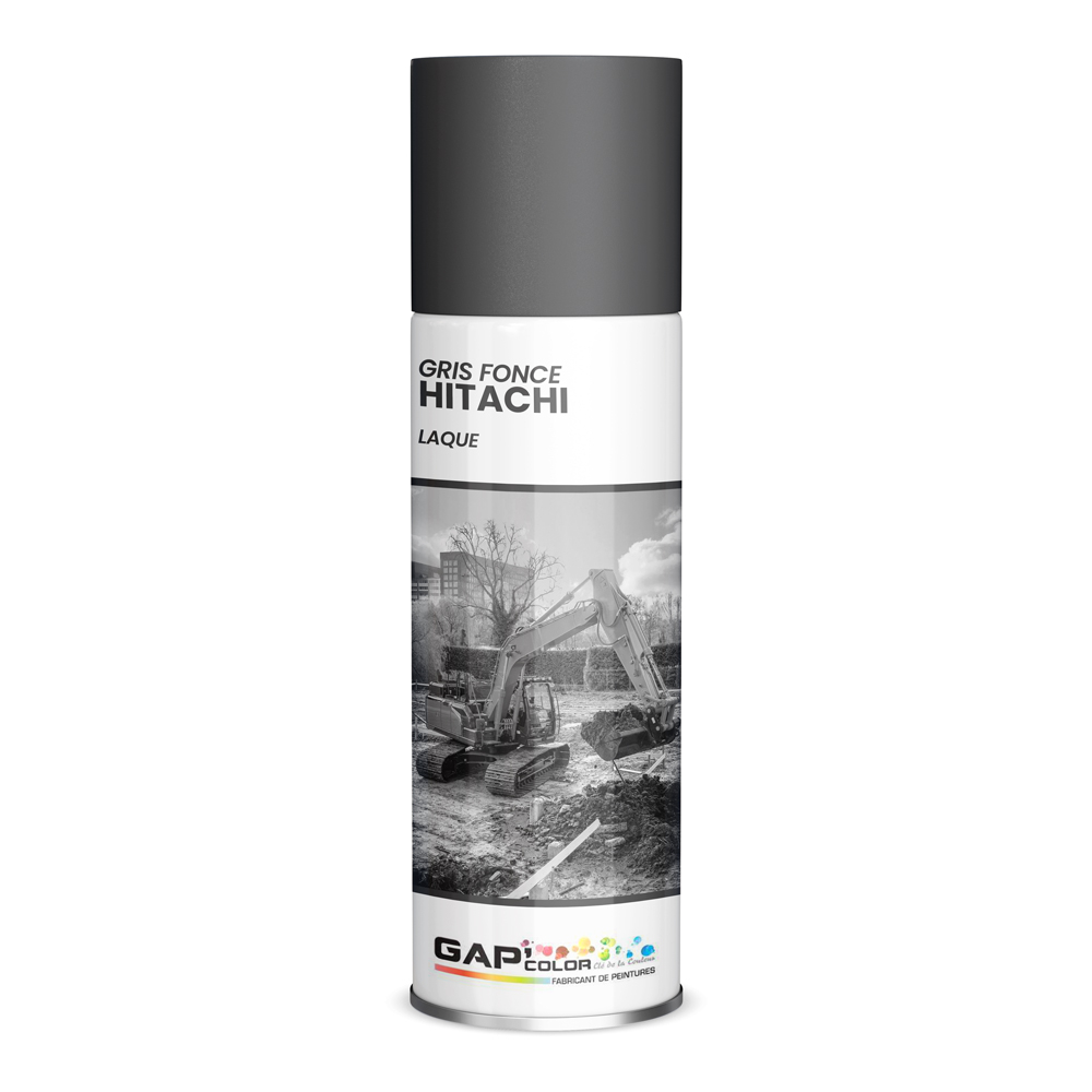 LAQUE BRILLANTE GRIS FONCE HITACHI 1KG