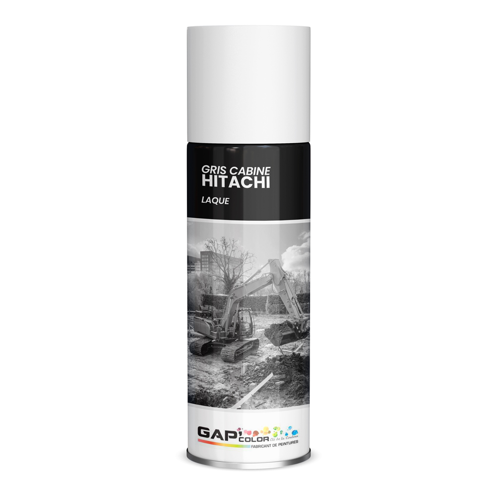 LAQUE BRILLANTE GRIS CABINE HITACHI 1KG