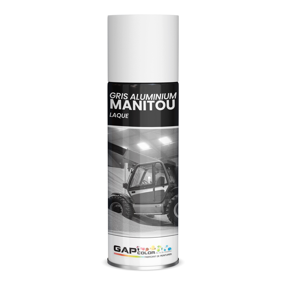 LAQUE BRILLANTE GRIS ALU MANITOU 1KG