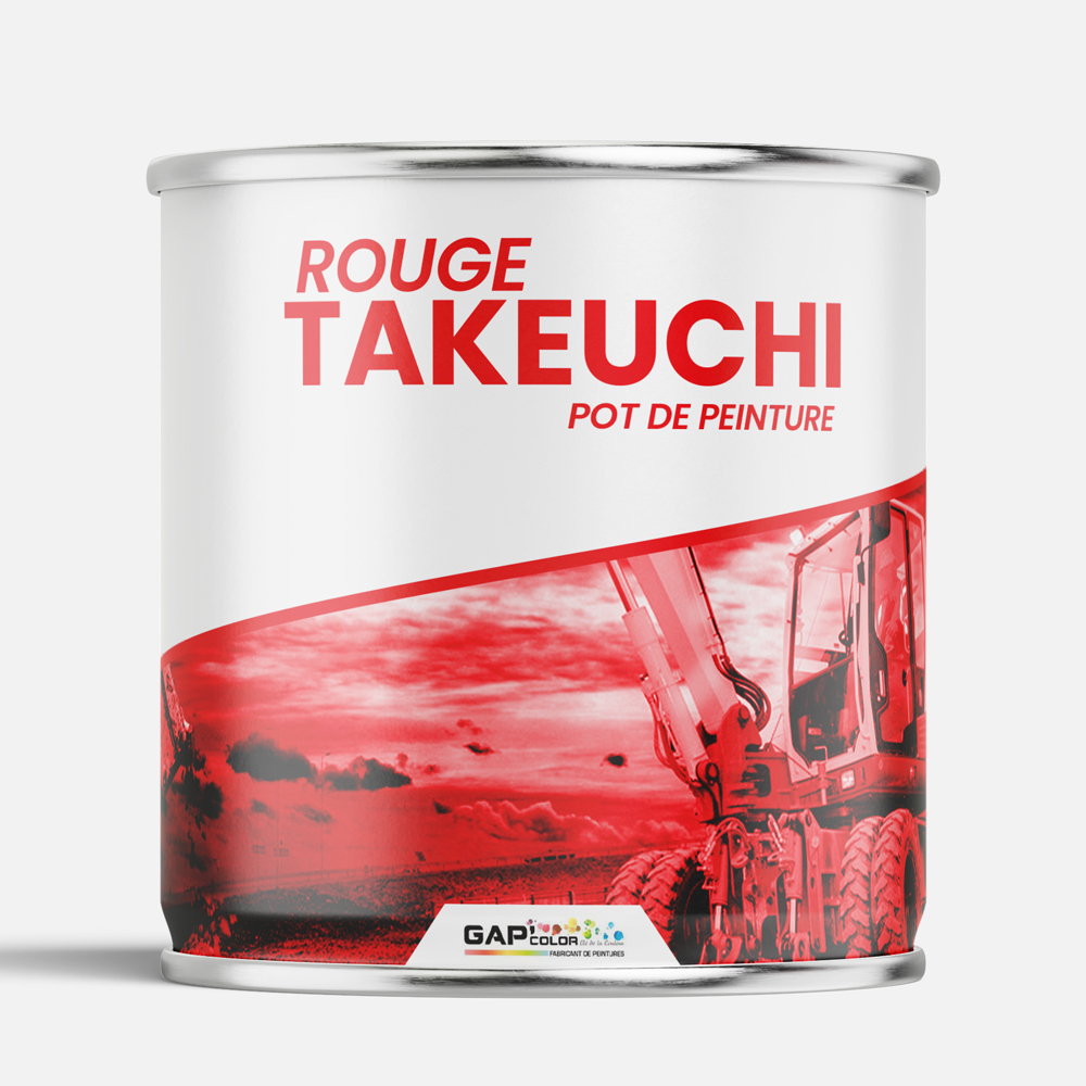 POT DE PEINTURE 5KG ROUGE TAKEUCHI