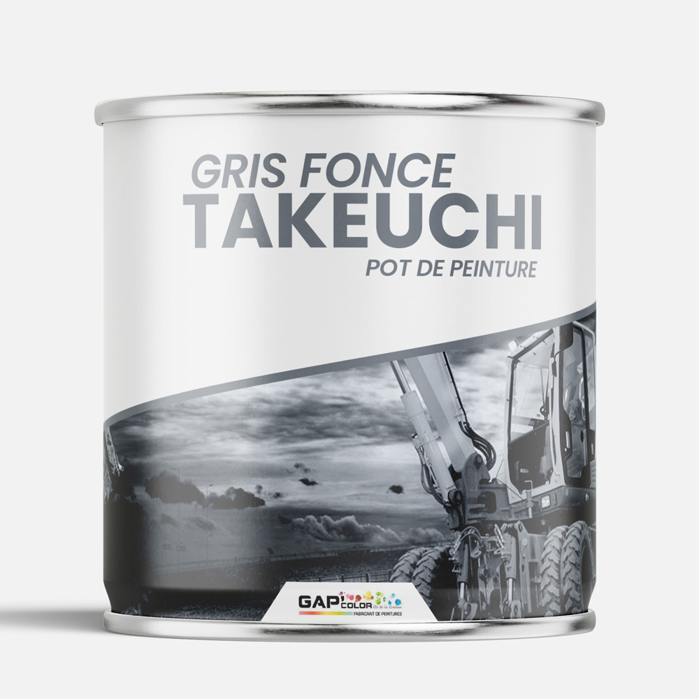 POT DE PEINTURE 5KG GRIS FONCE TAKEUCHI