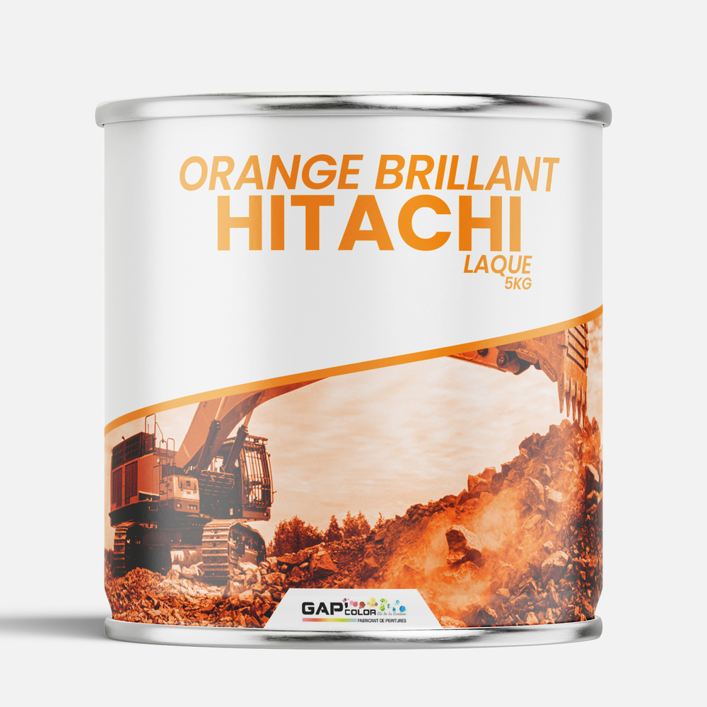 LAQUE BRILLANTE ORANGE HITACHI 5KG