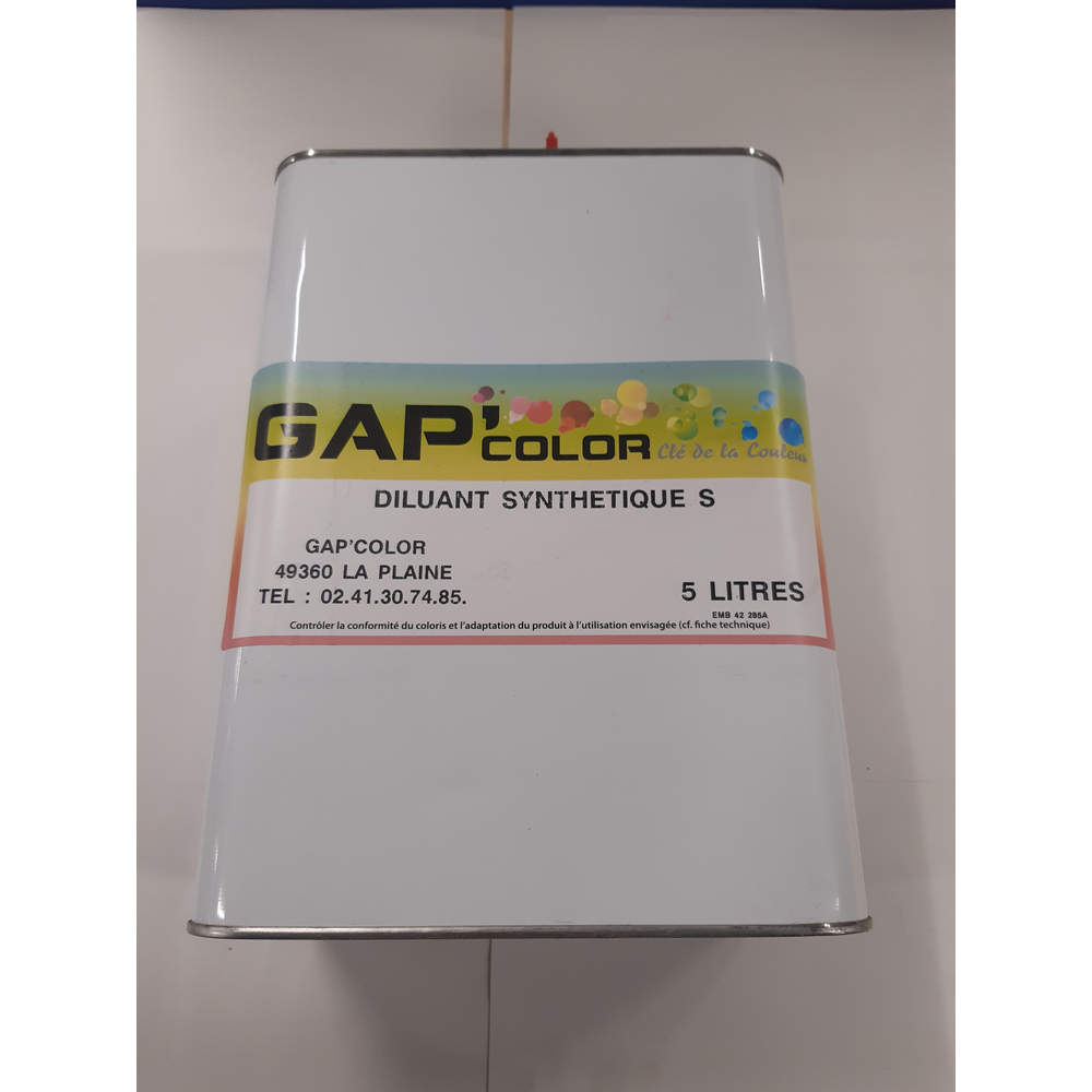 DILUANT SYNTHETIQUE S 5 LITRES - GAP COLOR - 310005
