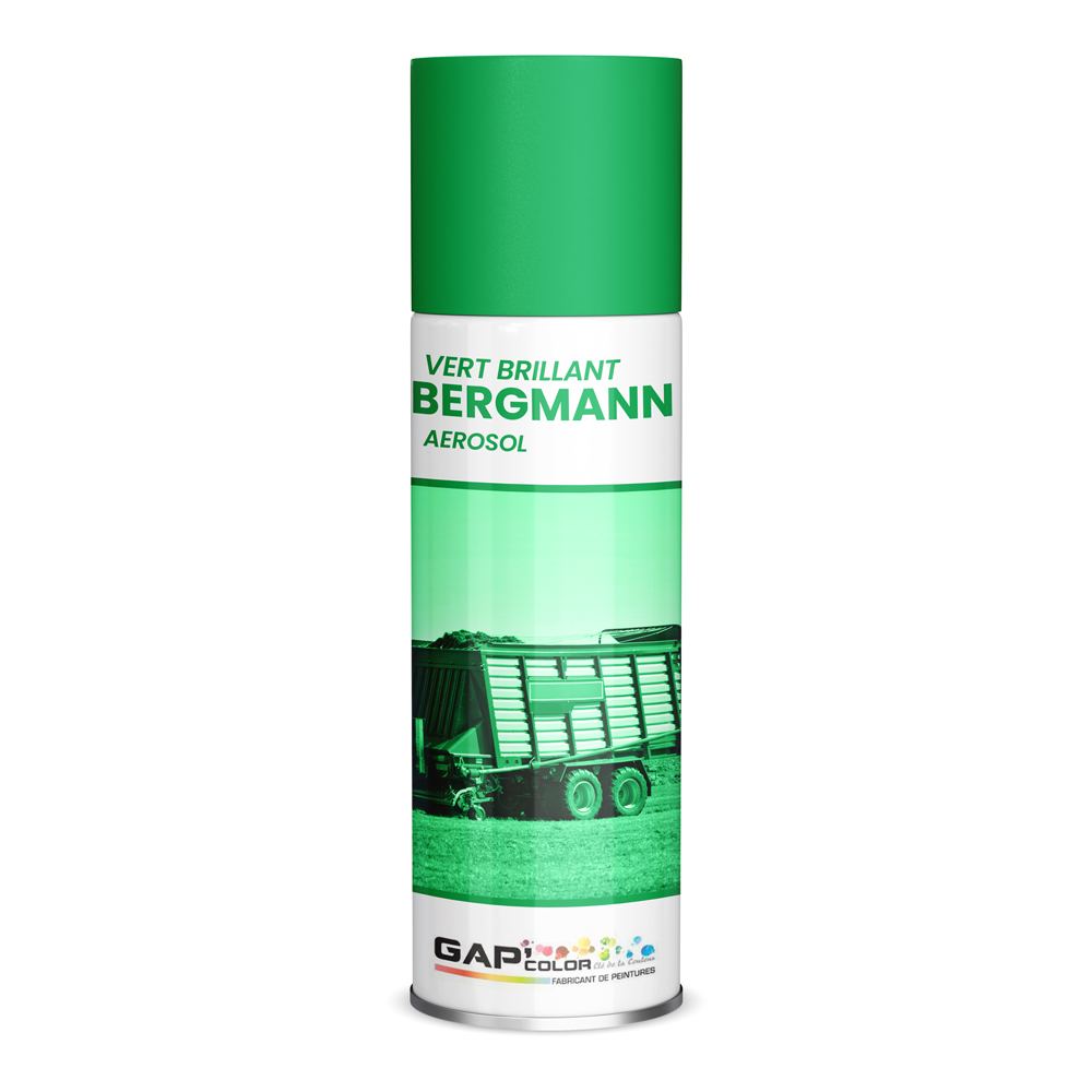 AEROSOL BRILLANT VERT BERGMANN 400ML