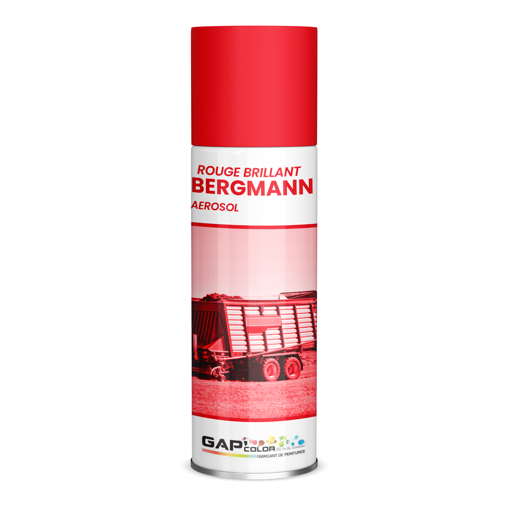 AEROSOL BRILLANT ROUGE BERGMANN 400ML