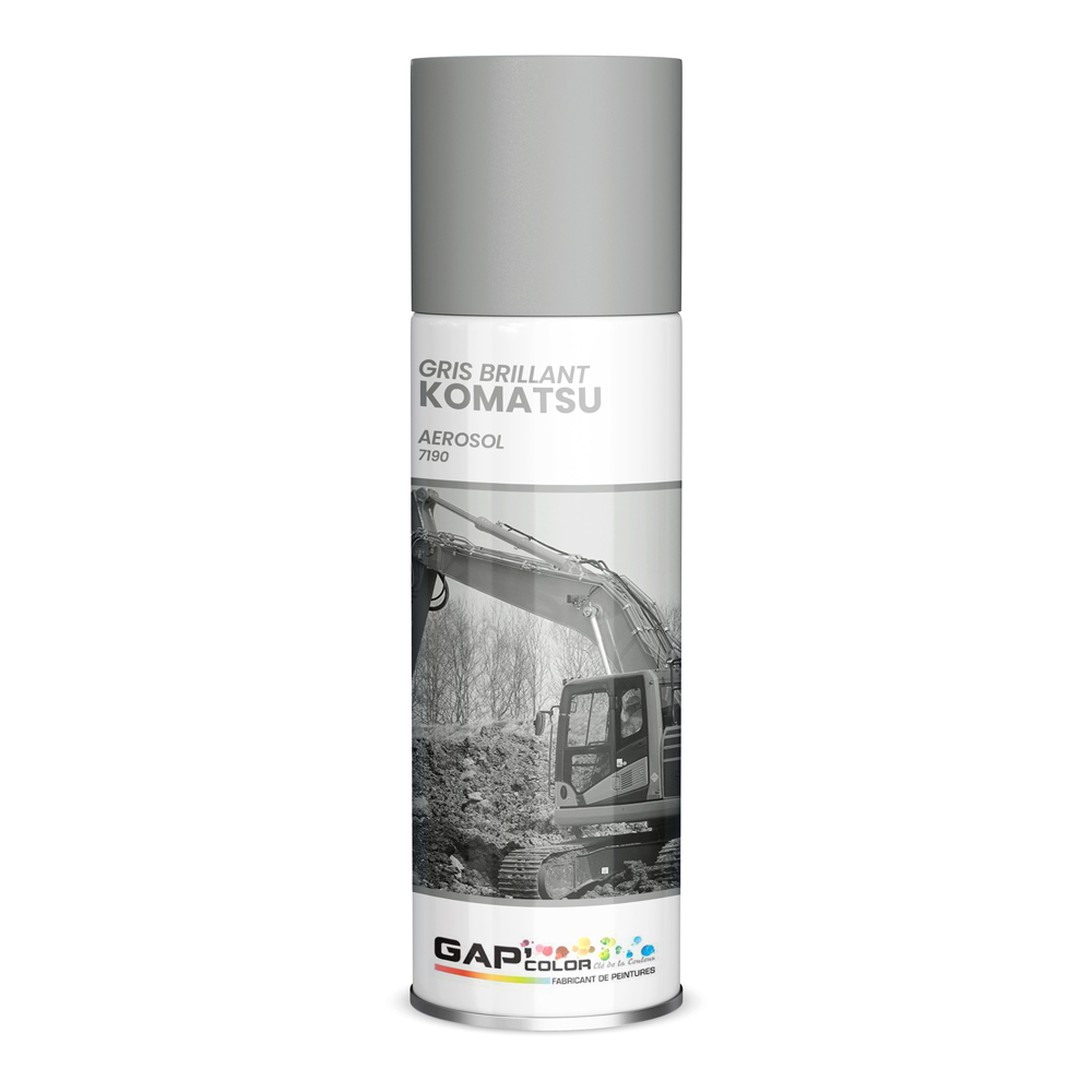 AEROSOL GRIS KOMATSU 7190 400ML