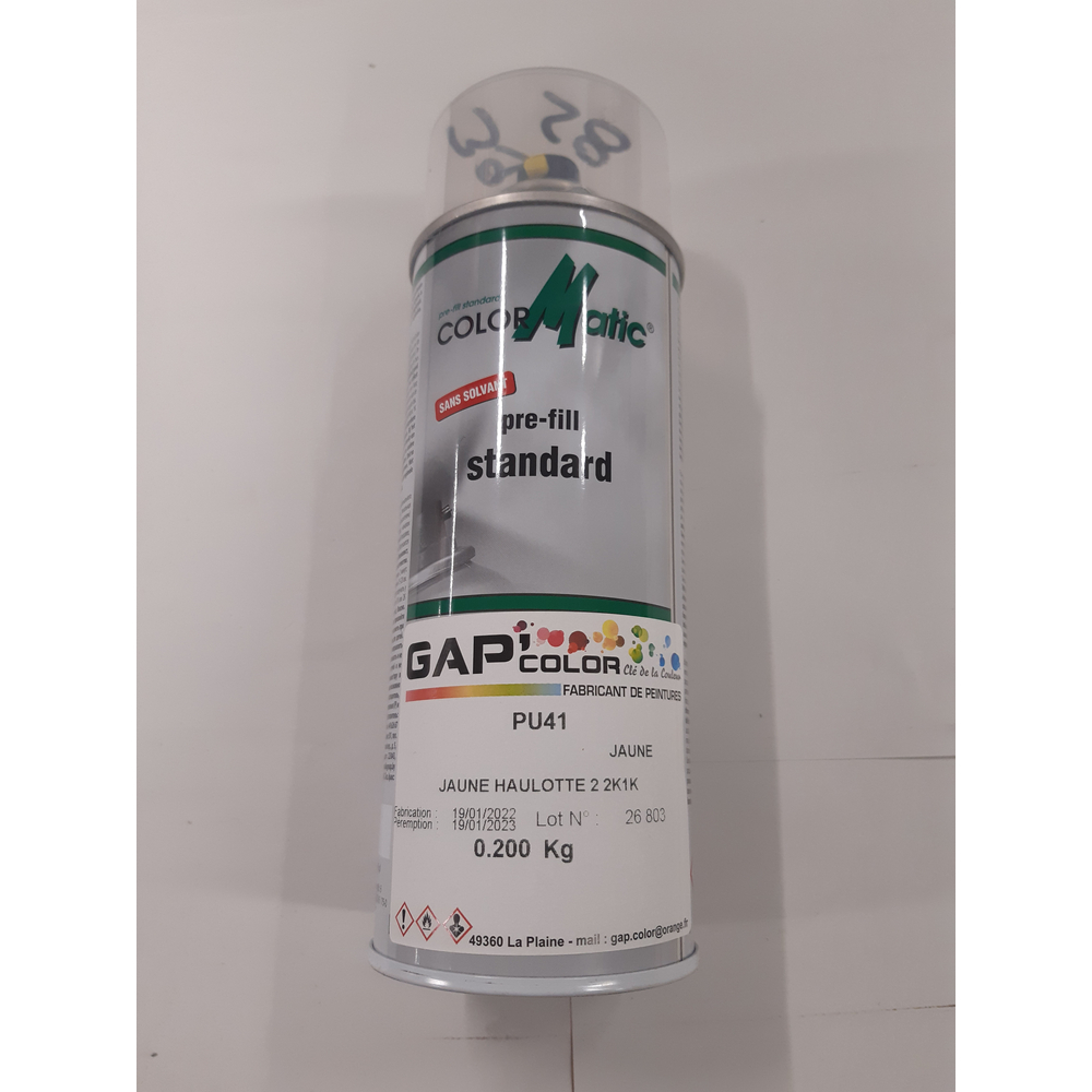AEROSOL PU41 2K1K JAUNE HAULOTTE 2 400ML