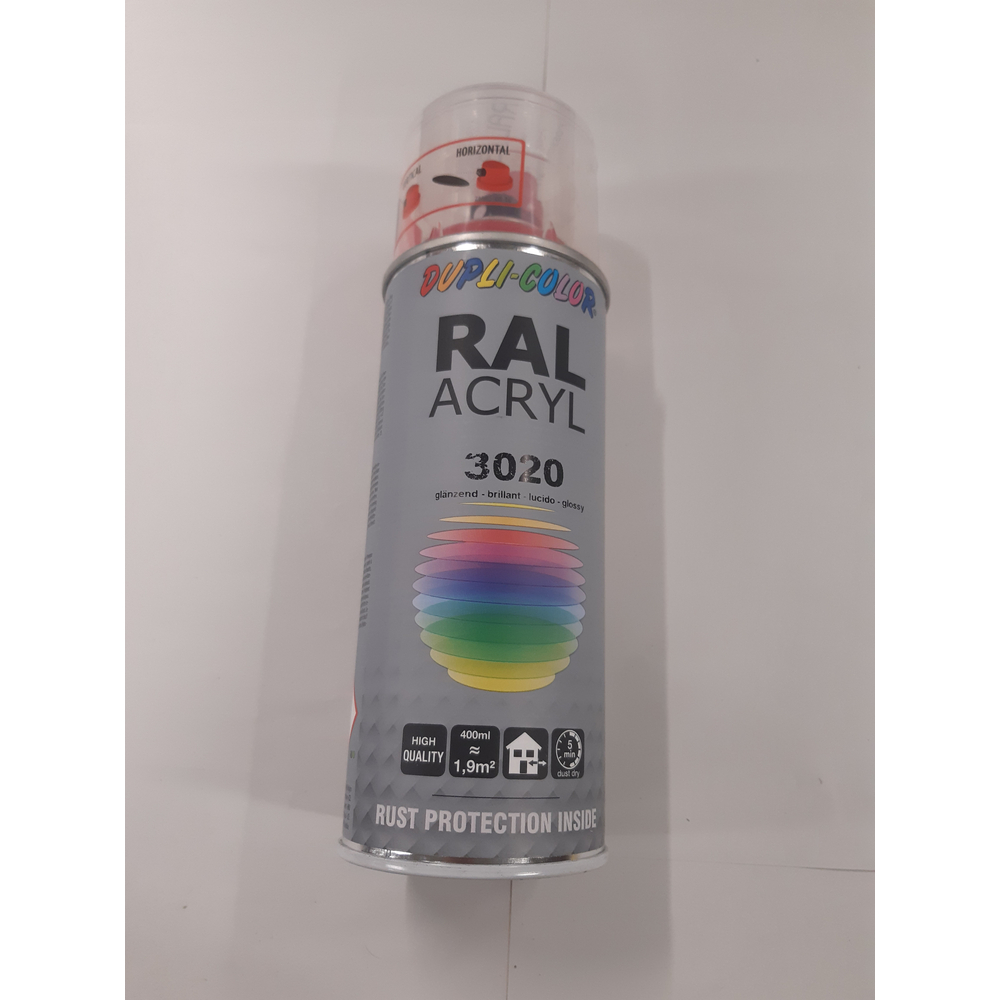 AEROSOL ACRYL BRILLANT RAL 3020 400ML - 61613020