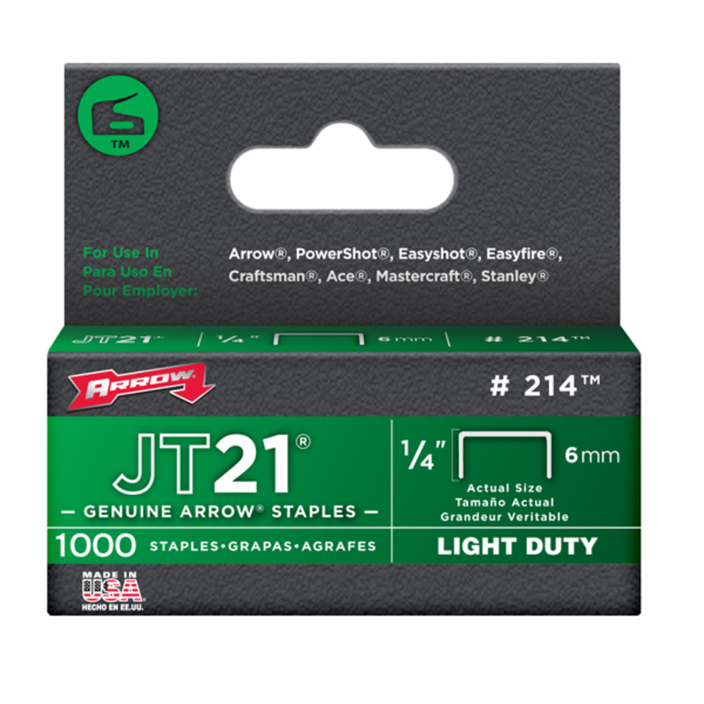 Agrafes JT21 - 6mm - bte de 1000 VINMER - 031009