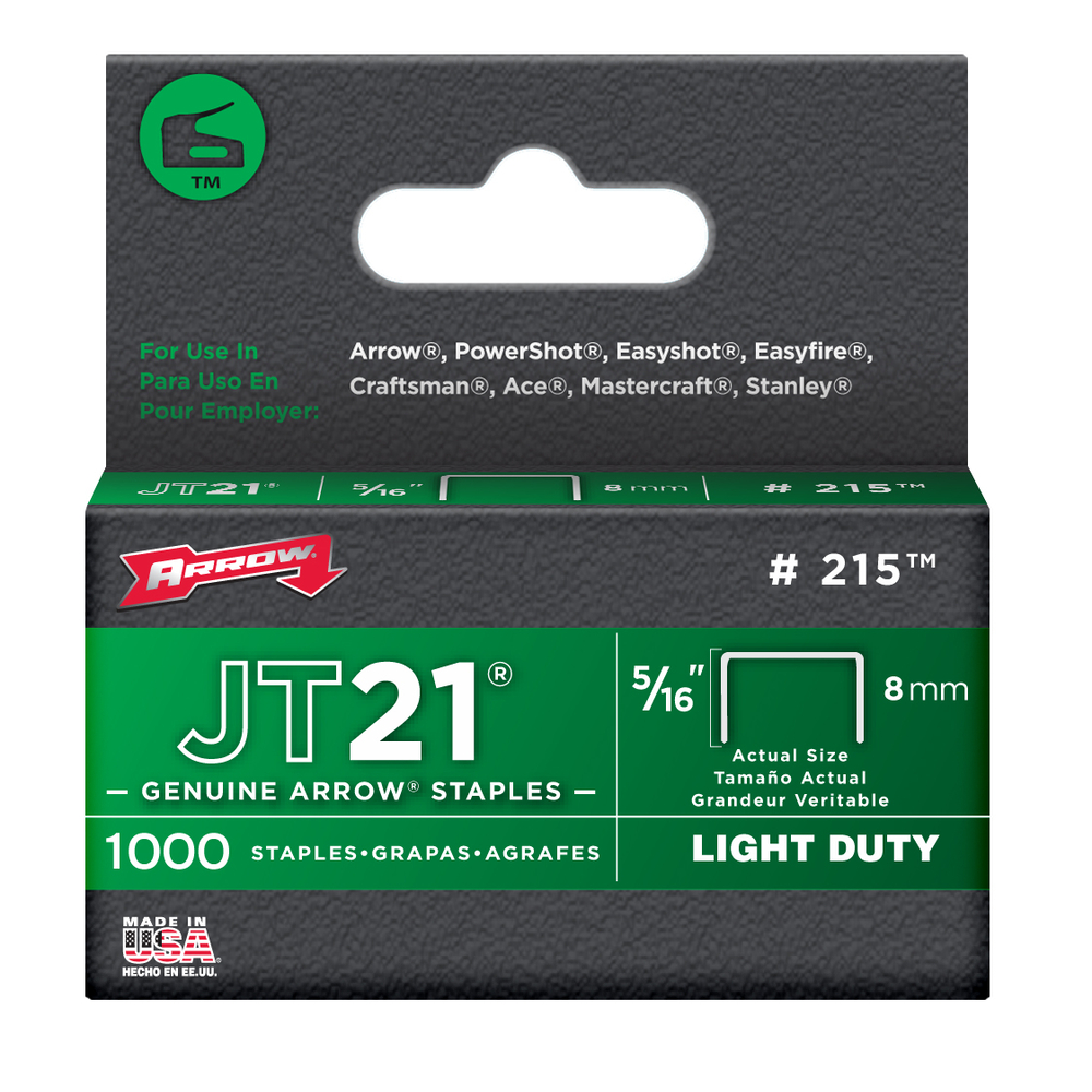 Agrafes JT21 - 8mm - bte de 1000 VINMER - 031010