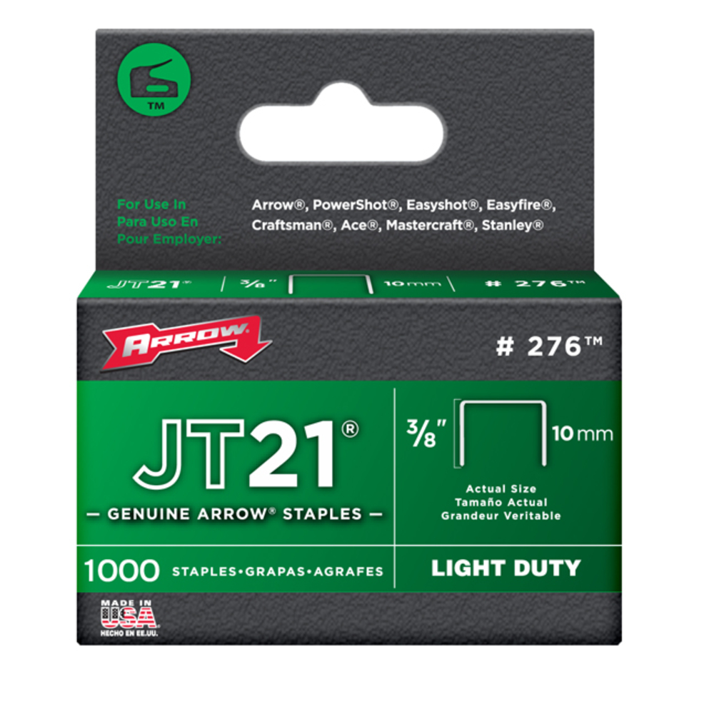 Agrafes JT21 - 10mm - bte de 1000 VINMER - 031011