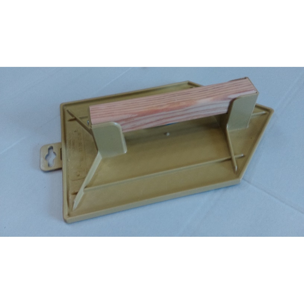 Taloche ABS jaune 1er choix manche bois Pointue 27x18 VINMER - 051311