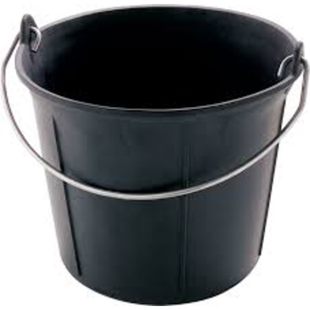 Seaux de maçon PE noir  11 l VINMER - 112108