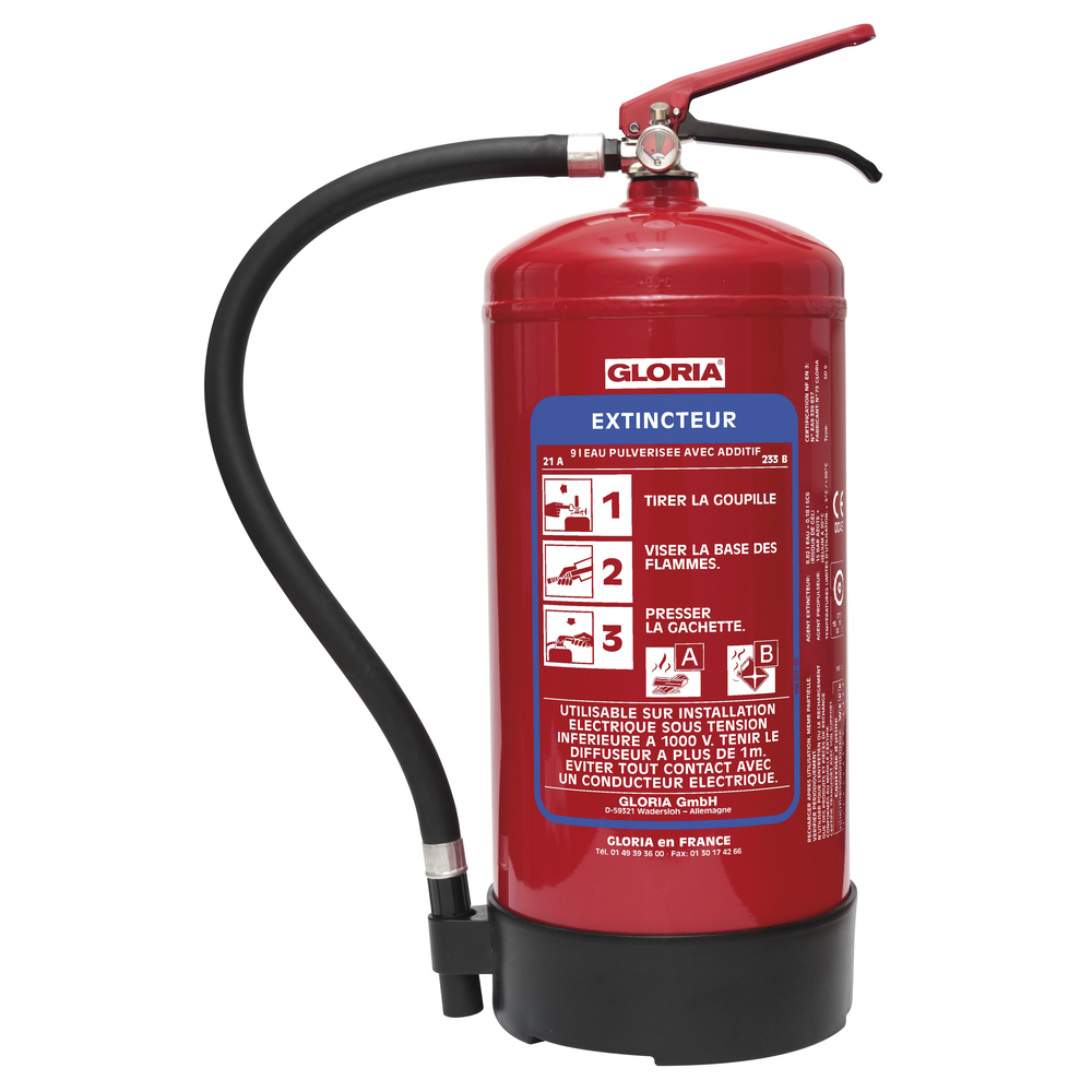 Extincteur à eau - 9 kg VINMER - 411018