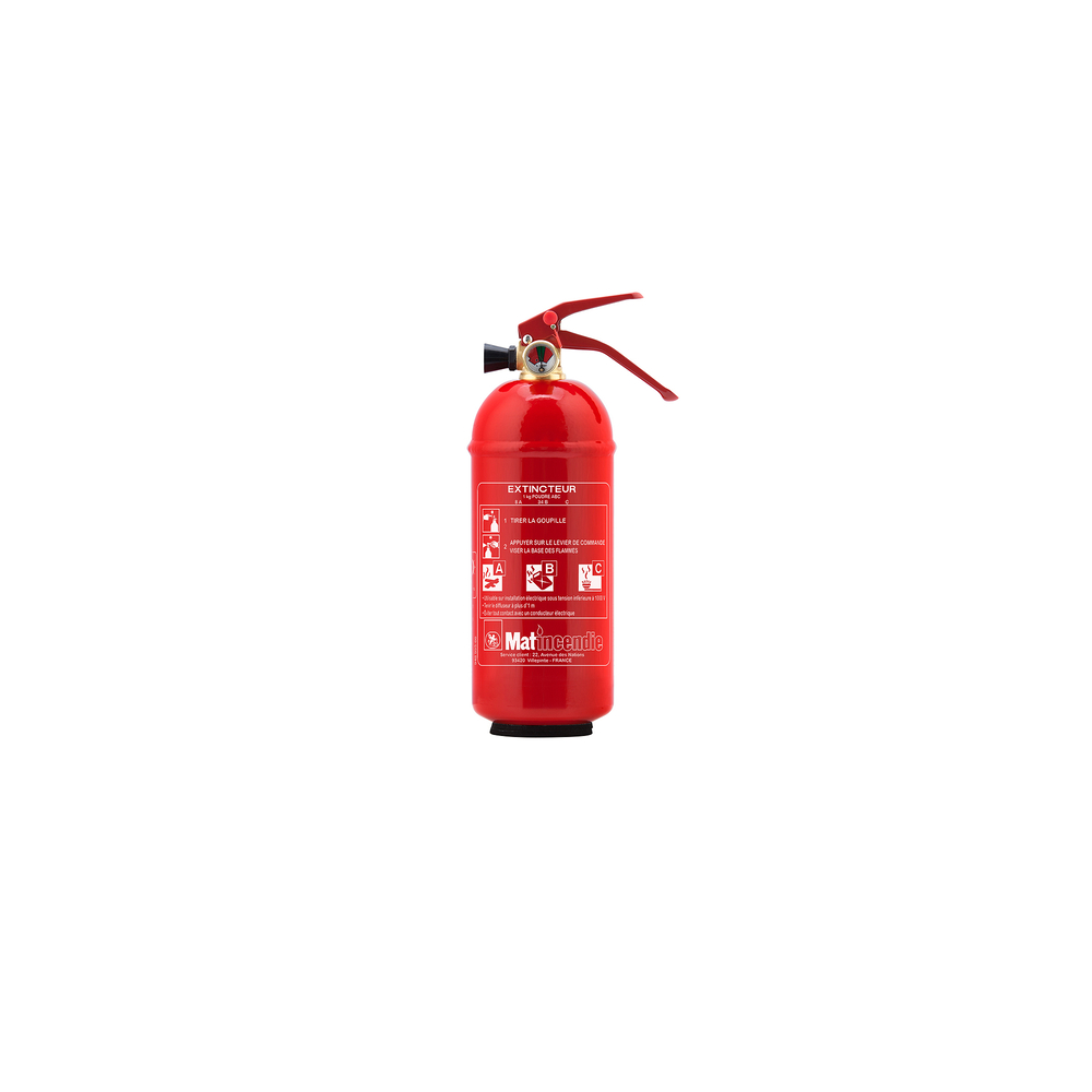 Extincteur à poudre ABC - 1kg VINMER - 412003