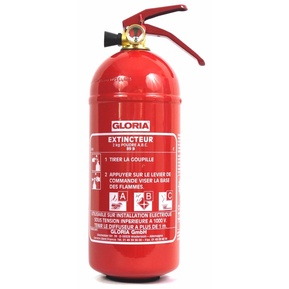 Extincteur à poudre ABC - 2 kg VINMER - 412010