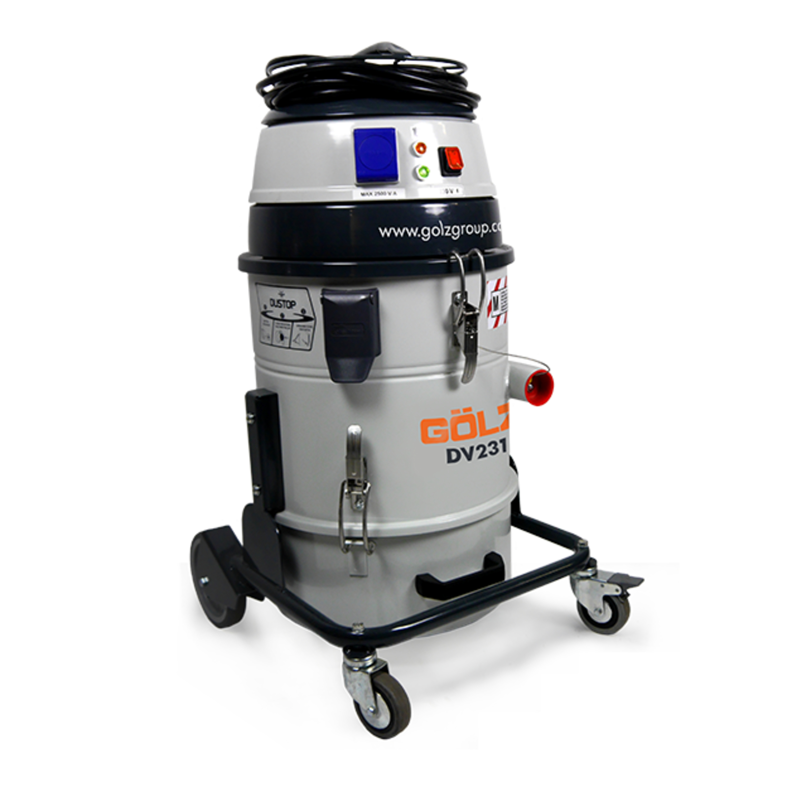 Aspirateur industriel compact 1,15 kW 13 L classe M DV231 GOLZ - 02848103100