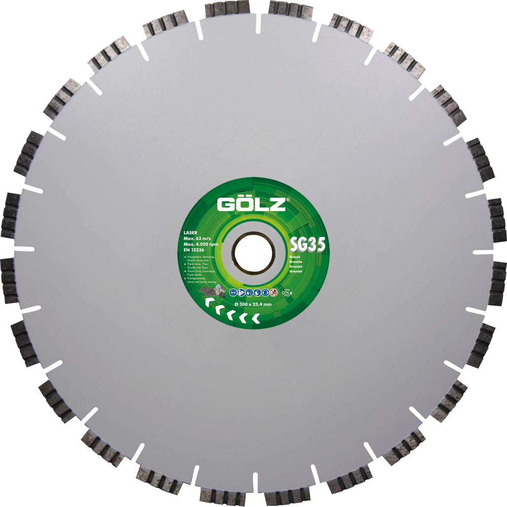 Disque diamant SG-35 D300 GOLZ - 03963270302F