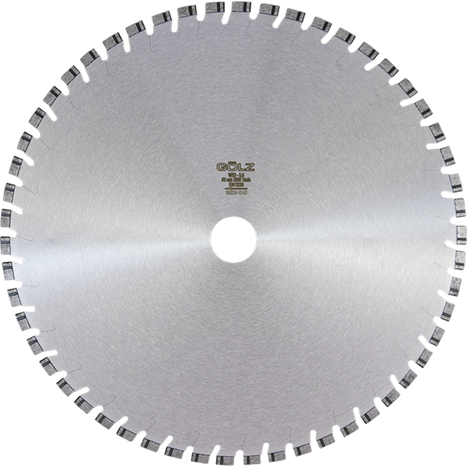Disque diamant coupe béton armé Ø600 mm segments 24x5x12 mm WS3 GOLZ - 03965300601
