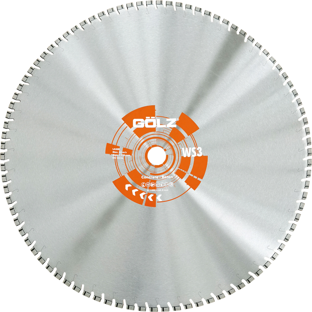 Disques WS3 ø600 (24x5,0x10) 60,0 GOLZ - 03965300601F