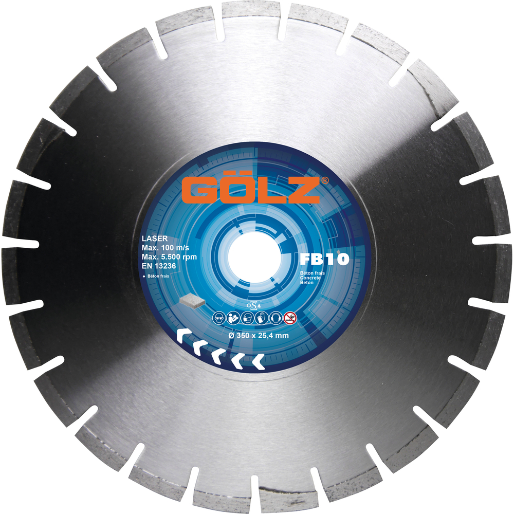 Disque FB-10 Standard D350mm 25,4mm GOLZ - 02972720350
