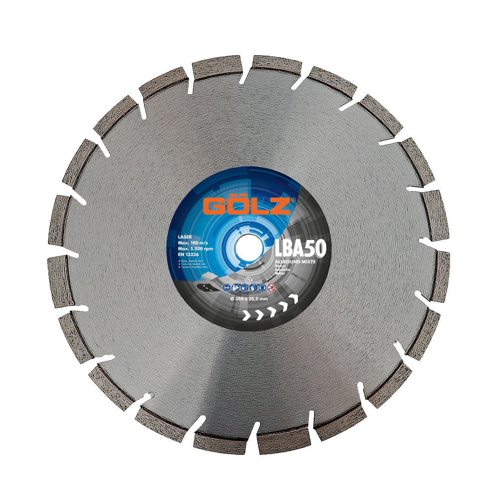Disque diamant LBA50 D300mm GOLZ - 03978500300