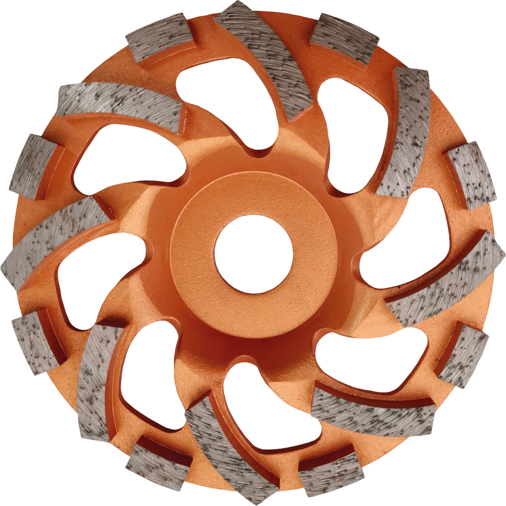Plateau de ponçage diamant DS36T TURBO D125mm GOLZ - 04973360125