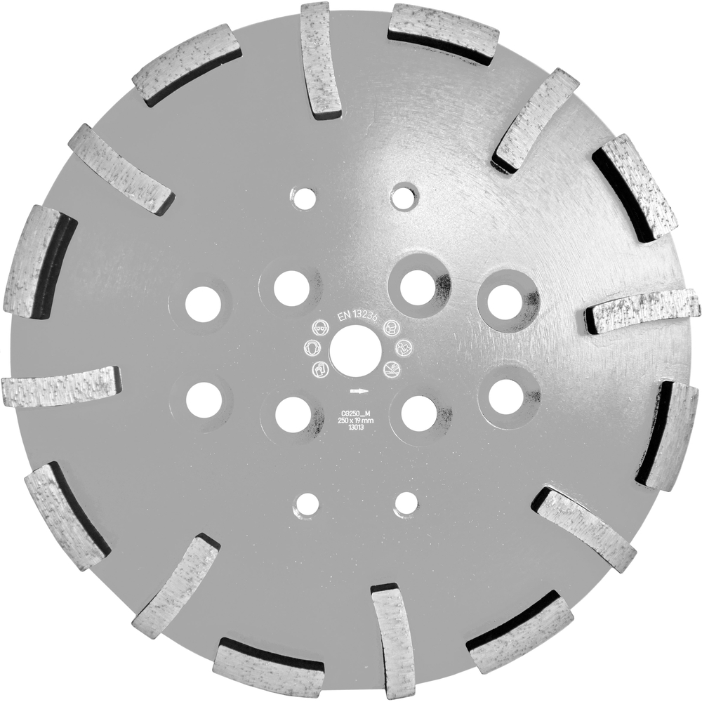 Plateau de ponçage CG250 D250mm GOLZ - 04975200250