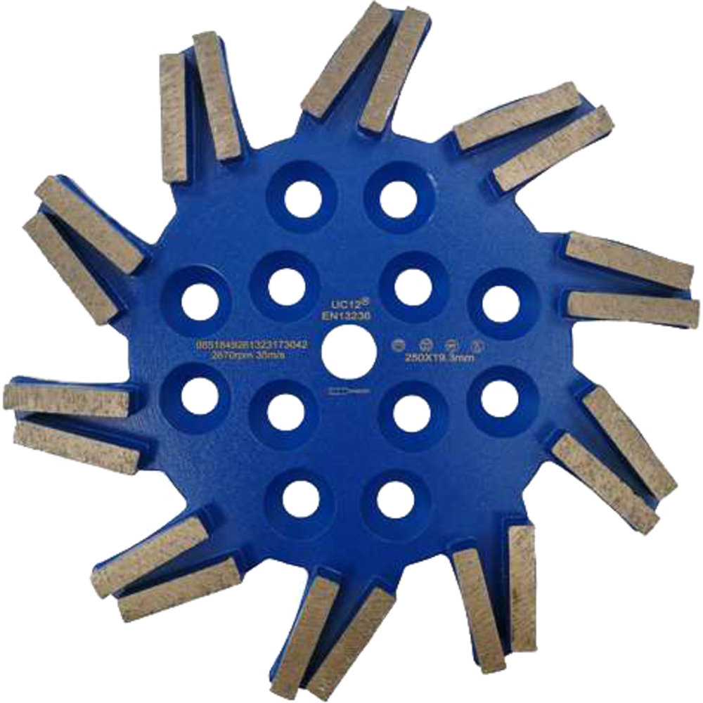 Plateau diamant Star D250 mm GOLZ - 04975290256