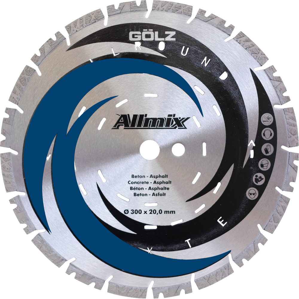 Disque pour découpeuse ALLMIX D300mm  GOLZ - 04978700300