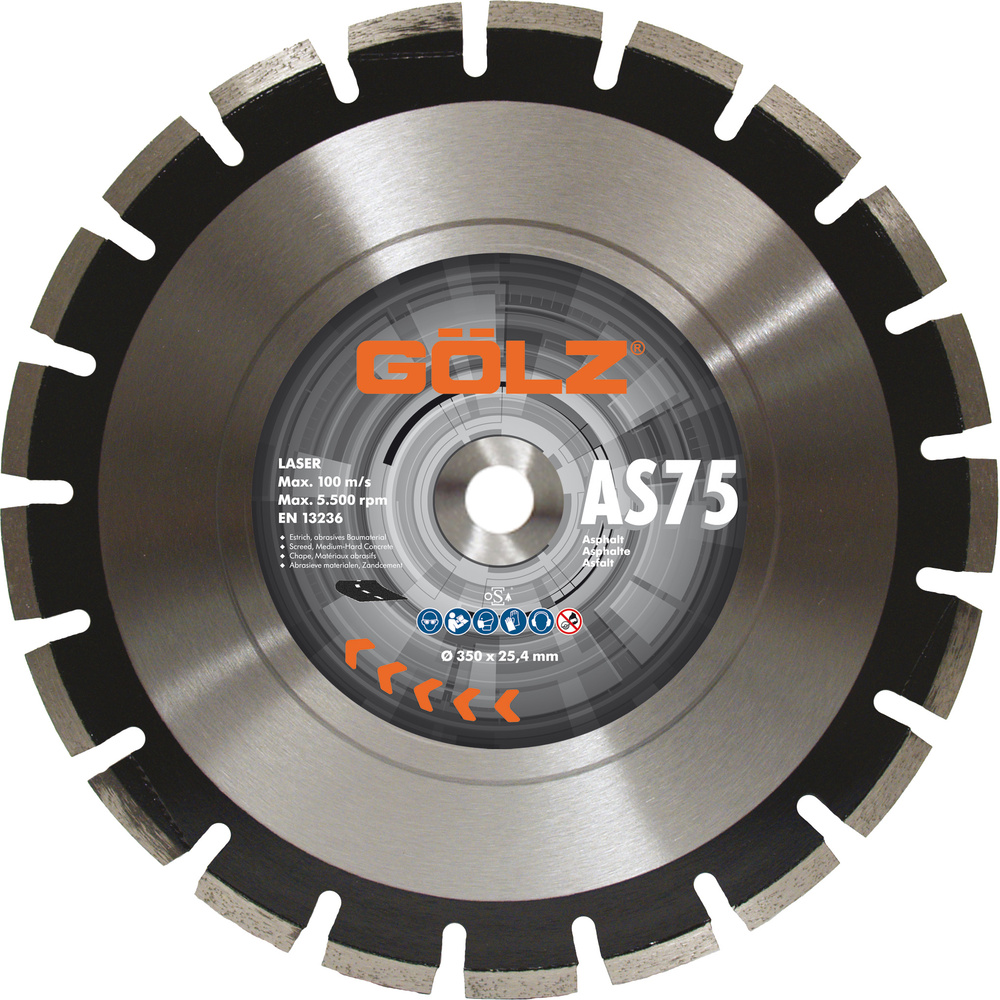 Disque diamant AS-75 D350mm GOLZ - AS75351