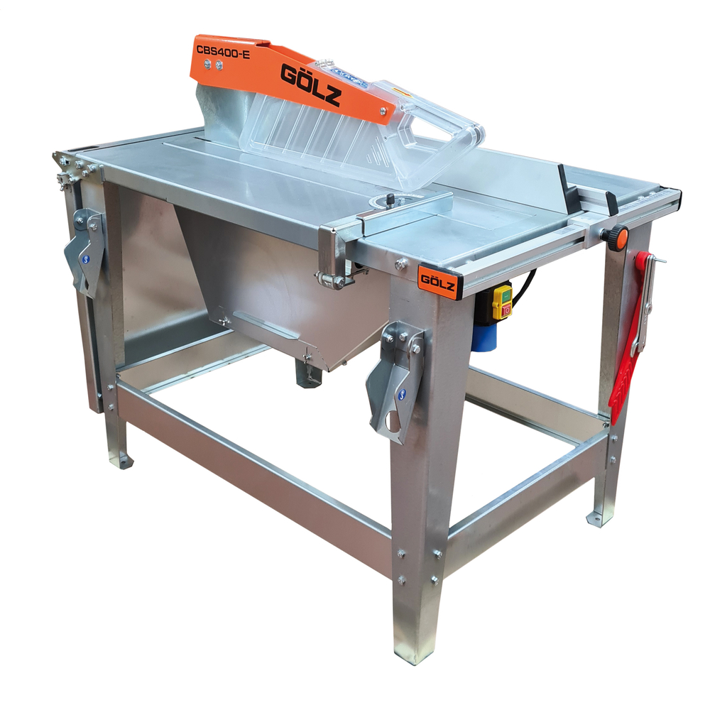 SCIE CIRCULAIRE AVEC TABLE 2.3KW  COUPE 130MM 115KG GOLZ - CBS400E-230F