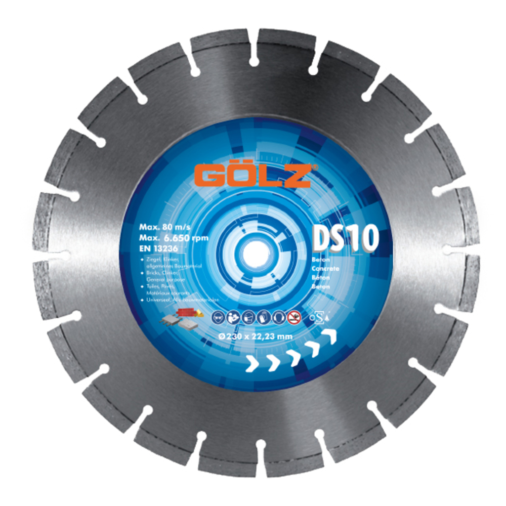 Disque diamant DS10 D115mm GOLZ - DS10115