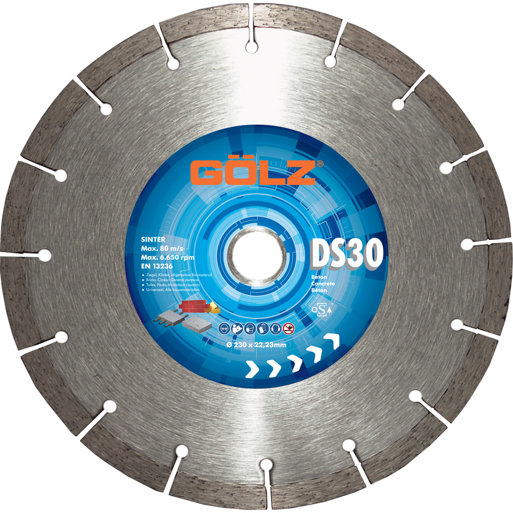 Disque diamant DS30 D115mm GOLZ - DS30115