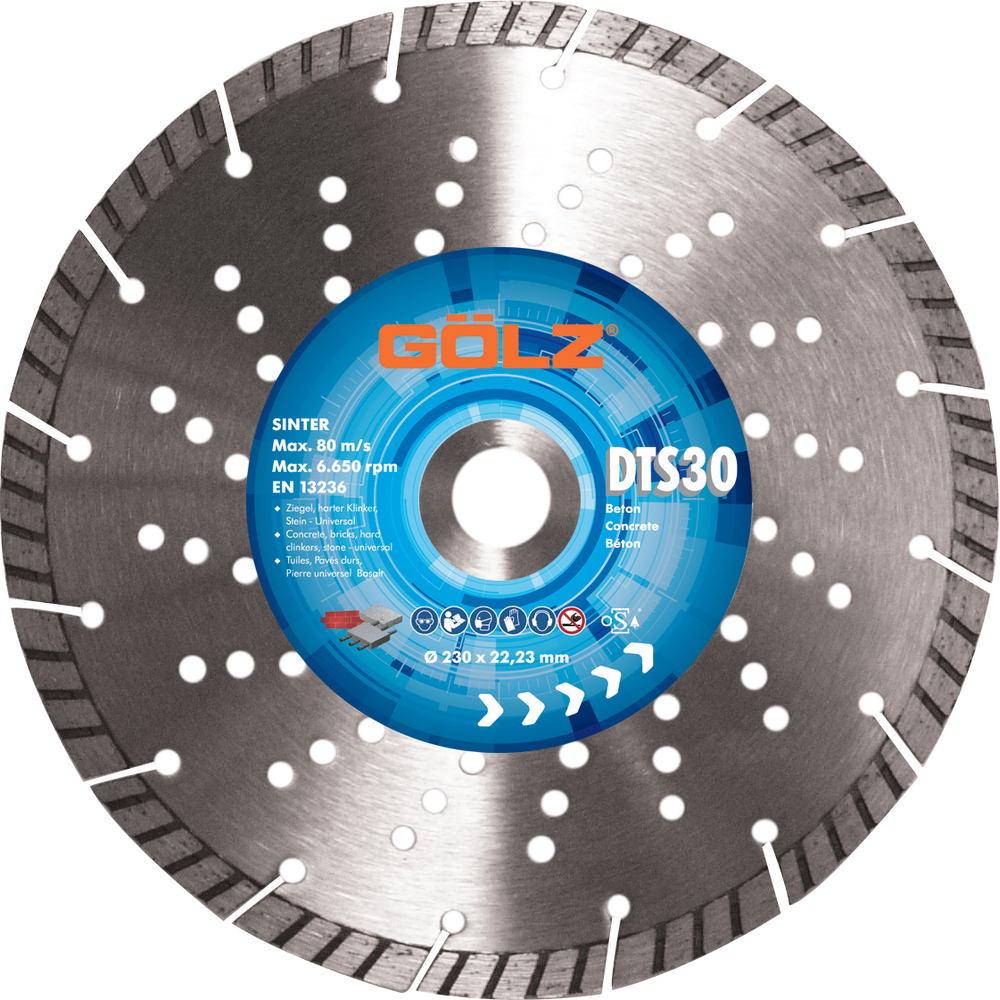 Disques DTS30 ø115 22,2 GOLZ - DTS30115
